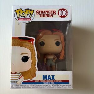 Funko Pop Max with Red and White Stripes